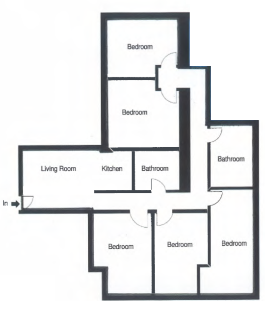 Flat 6, Bartholomew House, Bartholomew Street West, Exeter